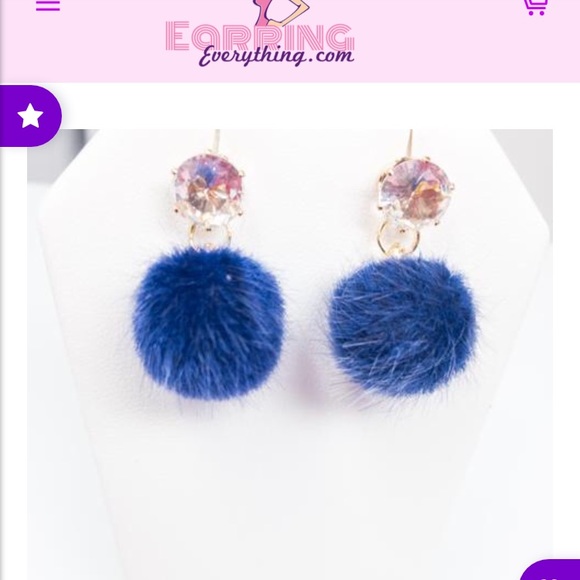 5 Fuzzy Drop Earrings - Picture 7 of 10